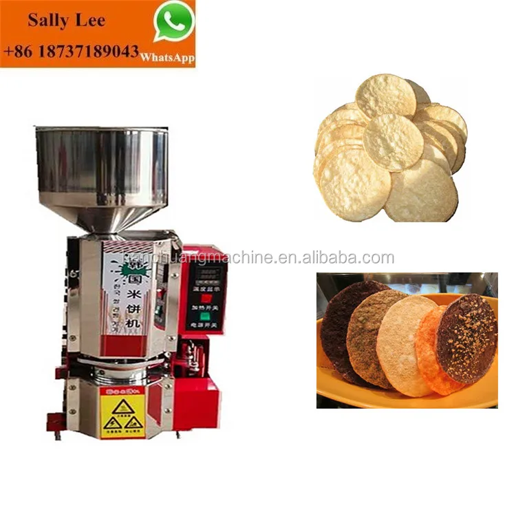 150mm Korean Magic Pop Rice Cake Cracker Maker - China Puffed Snacks  Machine, Korean Rice Cake Maker