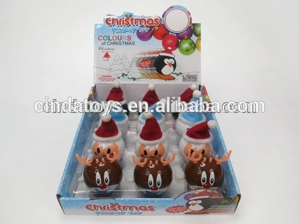 Забавный пластиковые прыжки игрушки рождество дешевые ветра