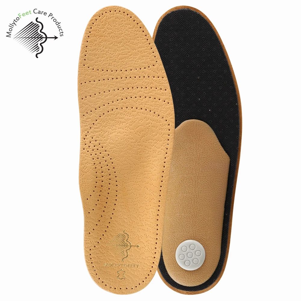 Flat Foot Orthopedic Shoe Insoles For Leather Shoes With High Arch ...