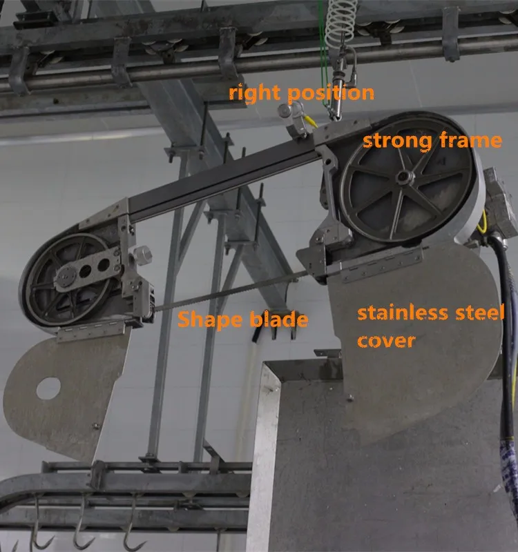 Fully automatic cattle slaughtering machine for beef processing and slaughterhouse production lines