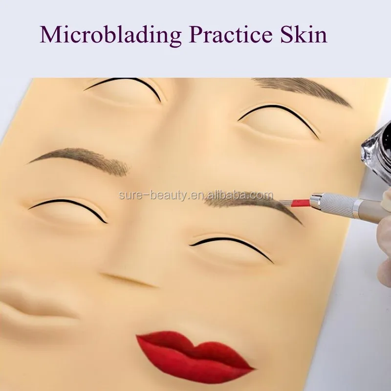 Private Label Blank Silicone Practice Skin Fake Skin For Tattoo