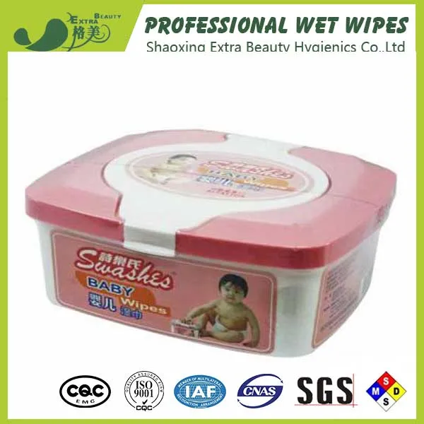 Wholesale Manufacturer From China Ultra Soft Baby Cleansing Wipes in Plastic Box Case