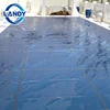 Couverture de piscine de sécurité bleue