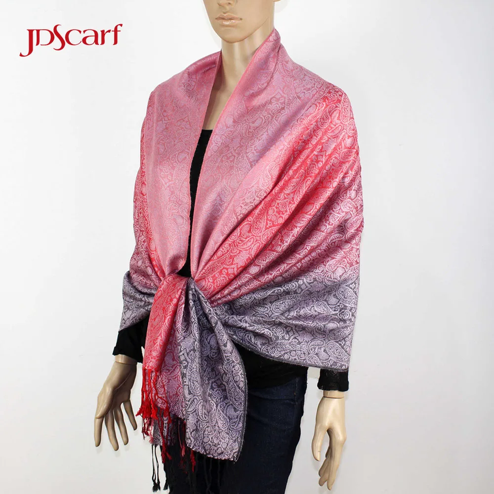 Pasha Cartier Profumo Sciarpa Pashmina Donna In Cashmere E Seta - Motivo Paisley, Avvolgente E Morbidissima Sciarpa Paisley Morbida