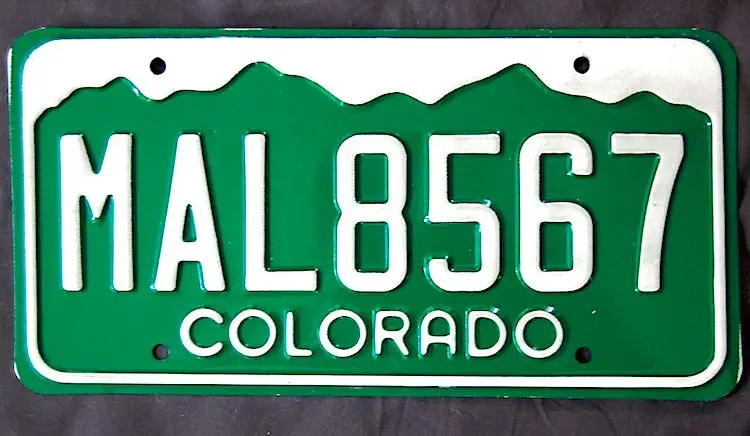 Metal Number Plaques Car License Cheap Souvenir Wall Art Decoration Nameplate Aluminum Sign Plate