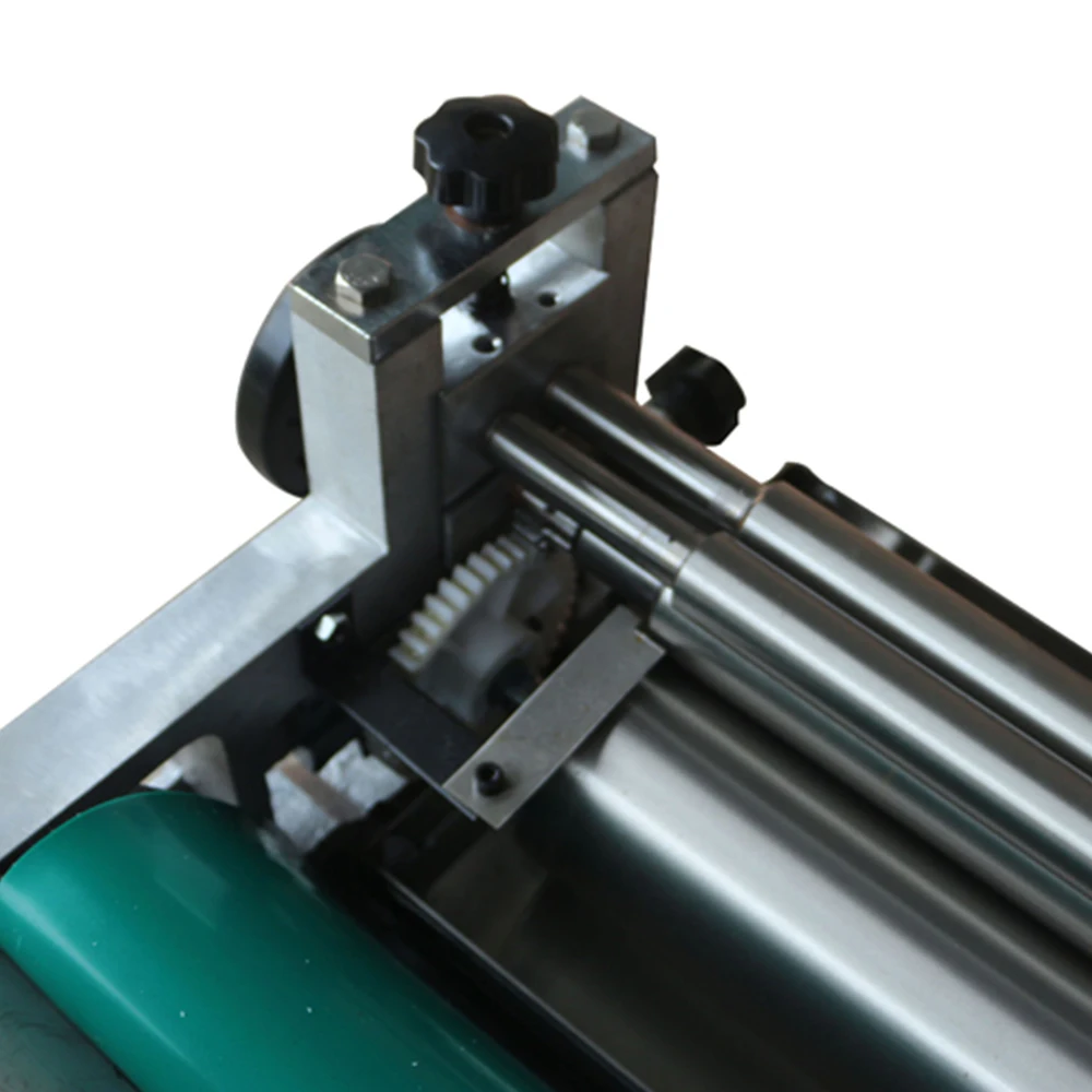 JS-500A Manual Paper Animal Glue Gluing Machine One Side Gluing Machine Cardboard Gluing Machine