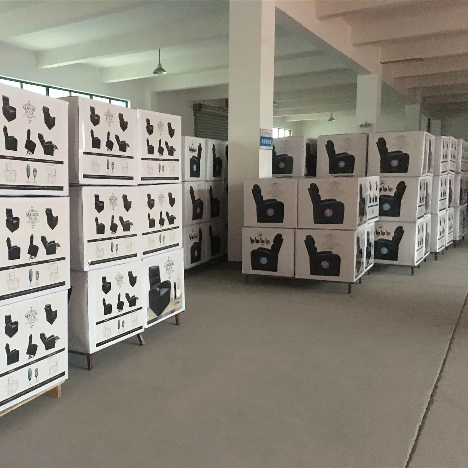 Jky Furniture Fabric Leather Power Lift Rocker Glider Living Room