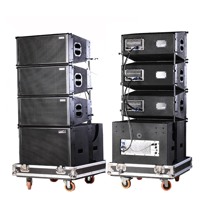 Admark active 10″ line array with calss-D amplifier and built-in DSP