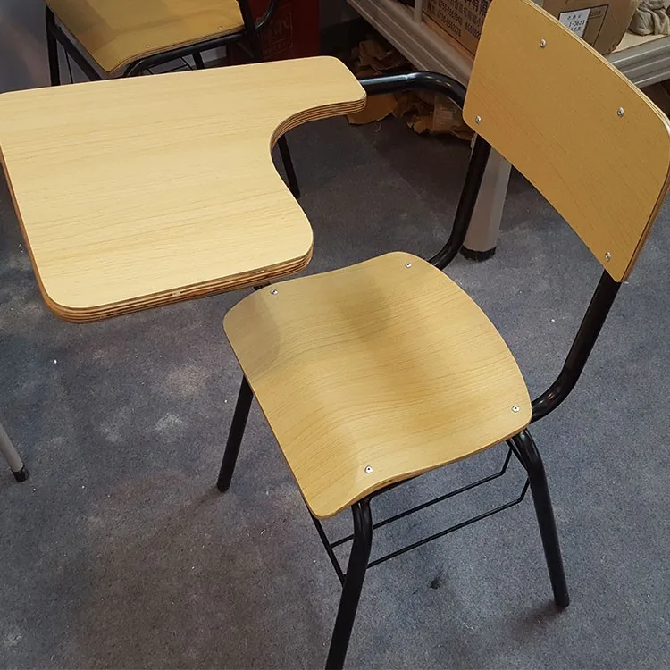 Classroom Furniture Plastic Metal Desk Table Chairs Set For Primary ...