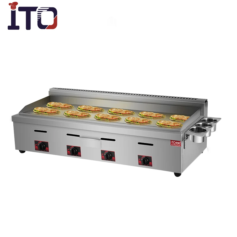 Enlarged Commercial Cast Iron Gas Griddle ITO Quality
