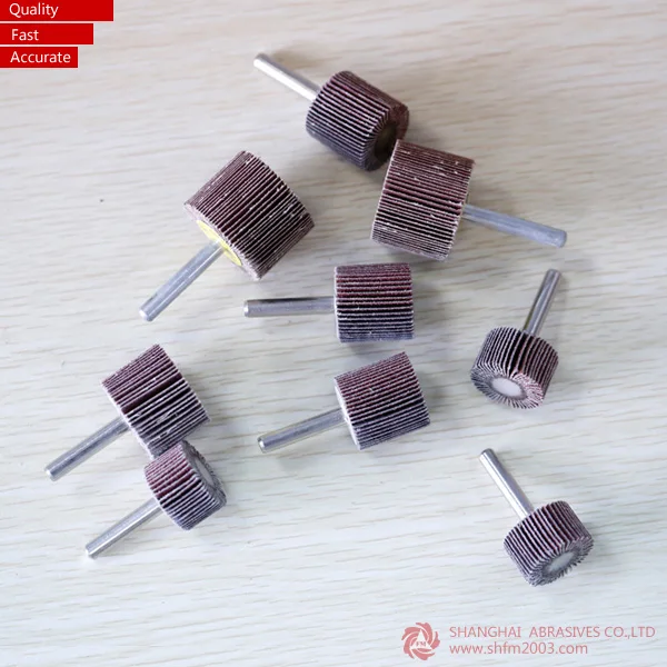 Абразивное откидное колесо с валом для Matel и дерева