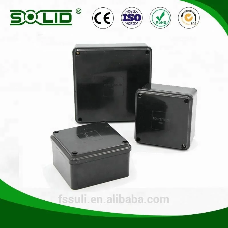 6x6 Junction Box with Red Wire Terminal Block Trailer Types Standard Sizes Dimensions Uses Under Floor Cabinet 100 X 100 Uk