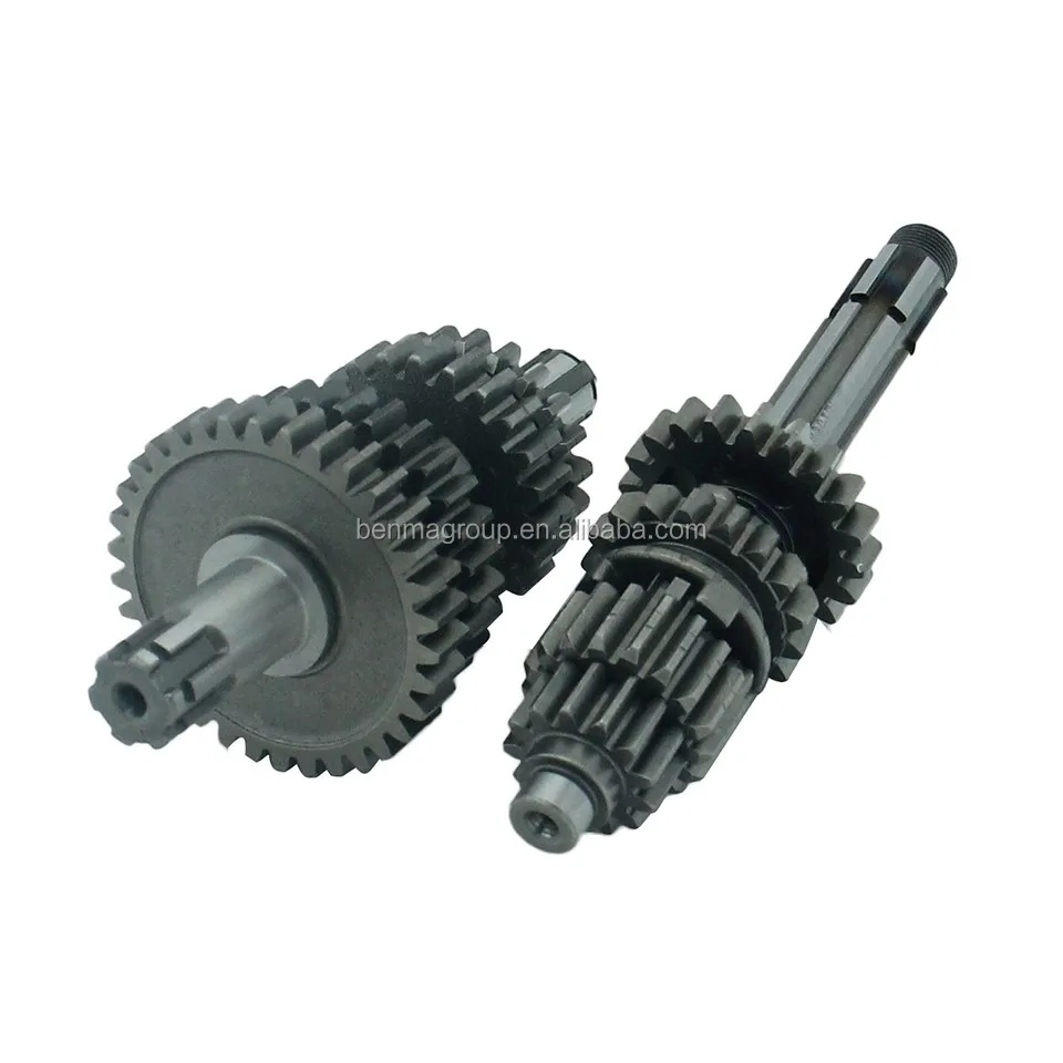 ZS150 Main Shaft Counter Shaft Fourth Gear Transmission Gear Box for 150cc Horizontal Engine