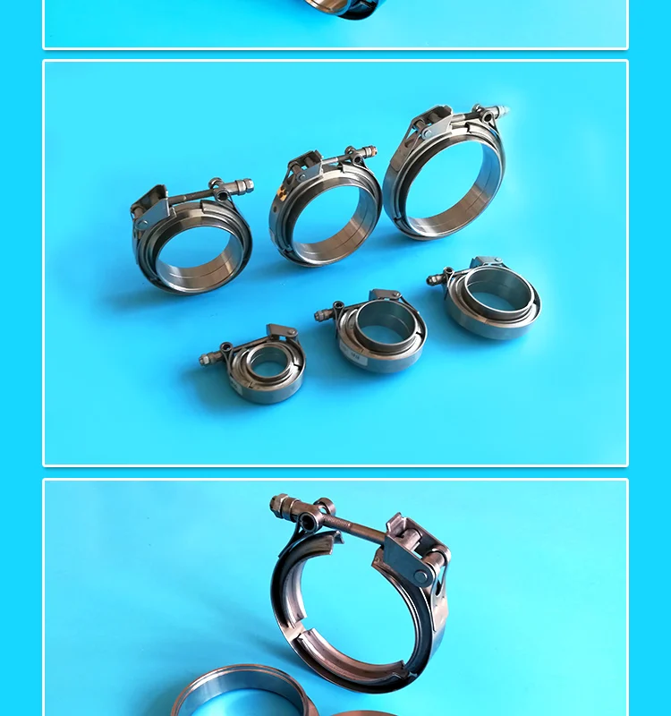 Quick Release V Band Clamp Ss304/316 Stainless Steel V Band 3 Inch