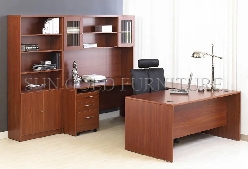 2022 Executive Corner Desk U Shape High Quality Wooden Office Table