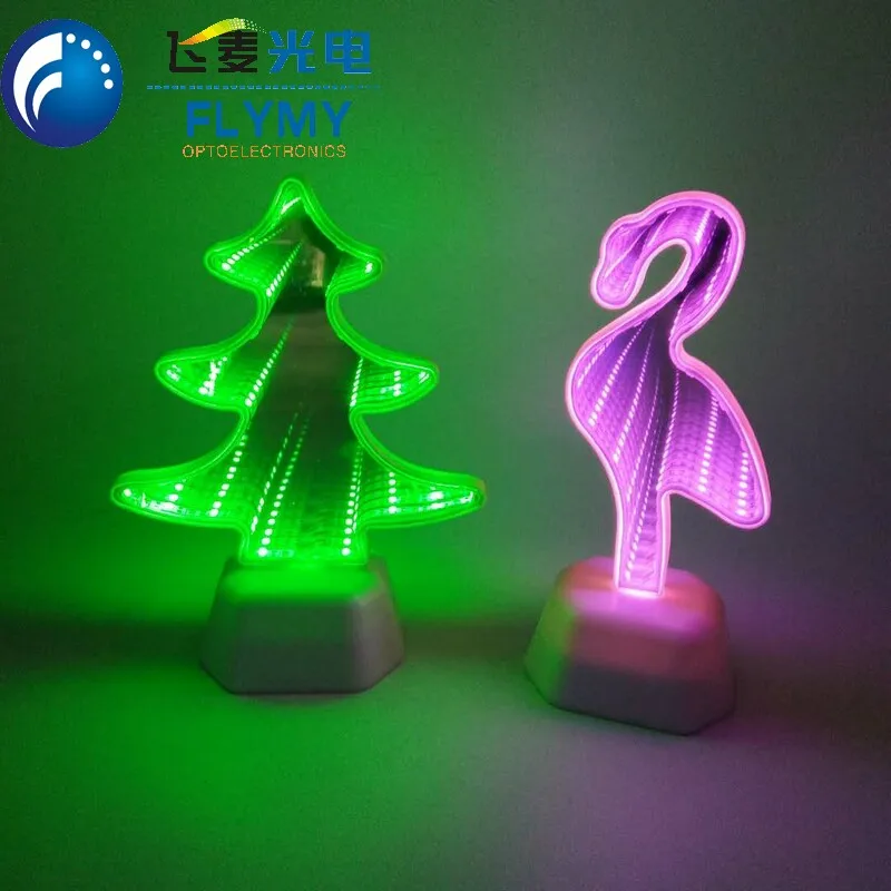 LED INFINITY MIRROR Star TUNNEL Optical Illusion LIGHT 3D Effect WHITE