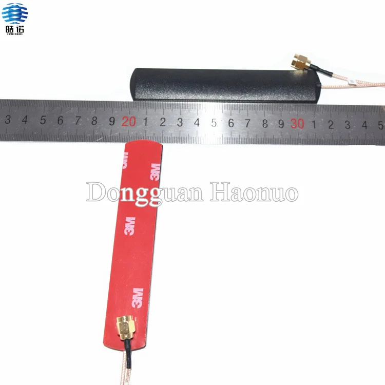 SMA Connector 3DBi 433Mhz PCB Patch Microstrip Antenna with 3M Sticker RG178 Cable Car Antenna