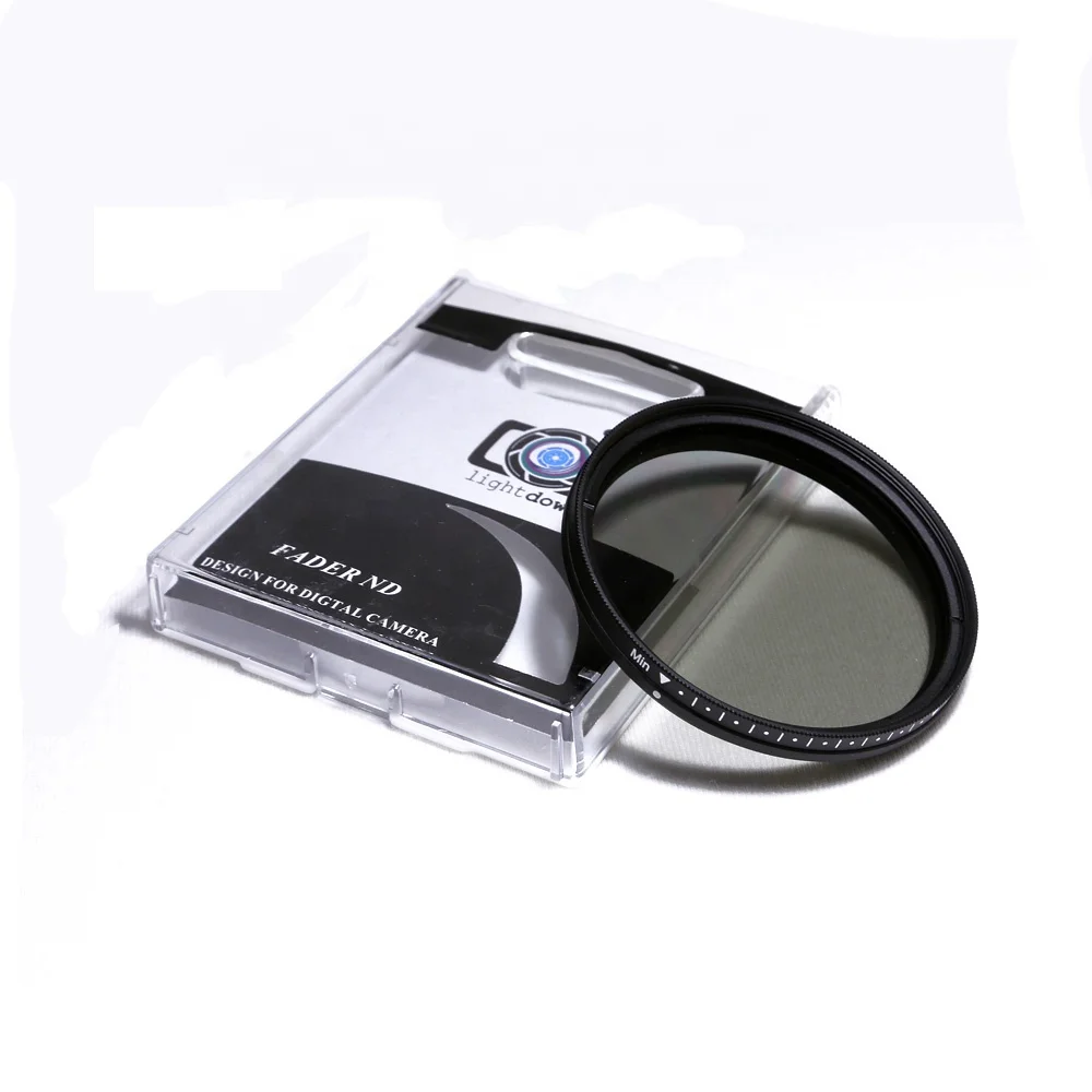 Мм 67 мм фейдер фильтр с регуляцией нейтральной плотности ND 72 фронтальной резьбой для объективов Nikon Canon