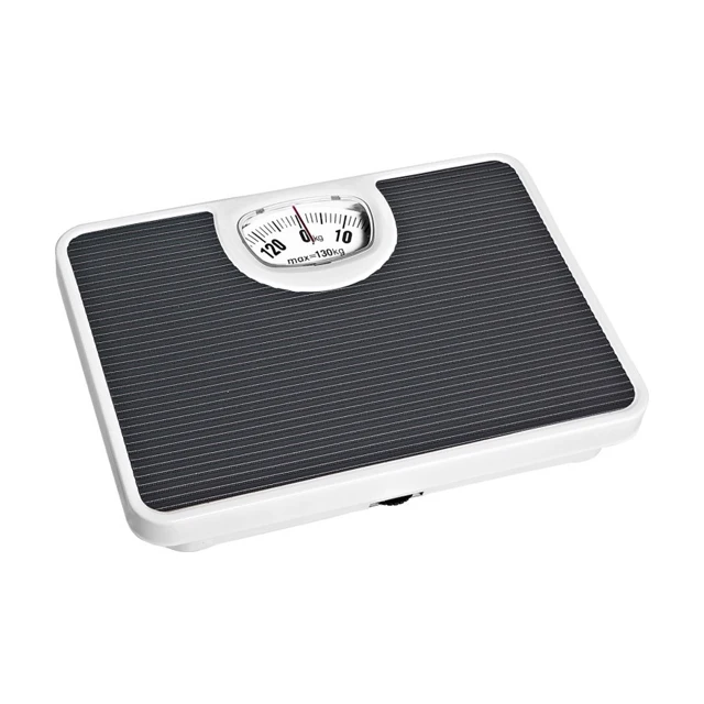 Analog Bathroom Scale with White Mat