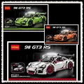 IN STOCK 2726PCS DECOOL 3368 technic series 911 GT3 RS White green orange Model Building Kits