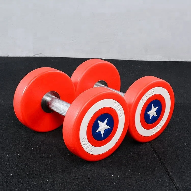 Самые популярные товары для тренажерного зала, гантели из ПУ