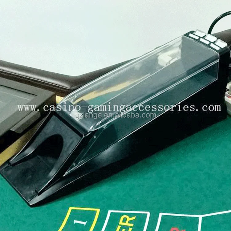 Custom Gambling Electronic Baccarat Card Holder Shoe for 1-8 Decks