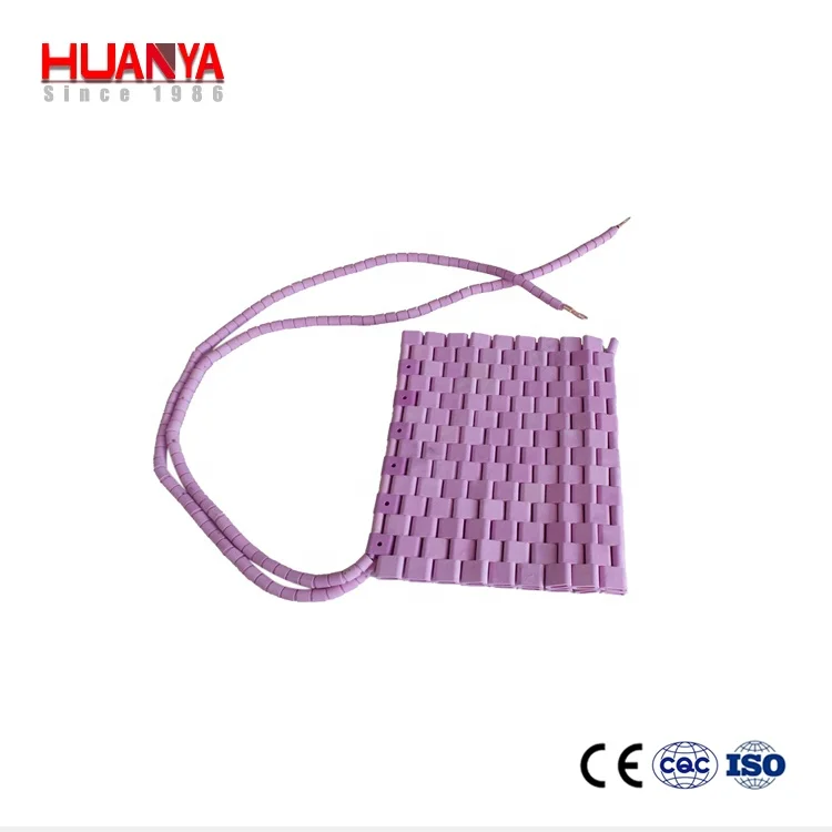 FCP Heater Ceramic Heating element Heat Treatment pink Flexible Ceramic Pad Heater