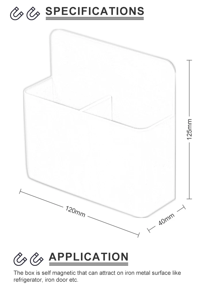 Storage Box Magnetic Dry Erase Marker Holder Pencil Pen Tray Holder for Kids supplier
