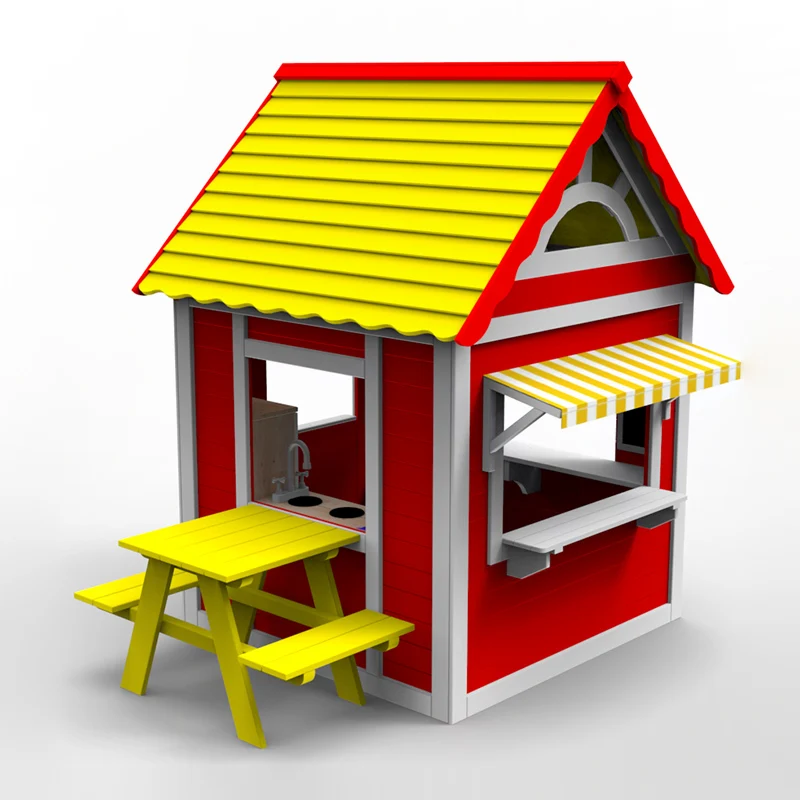 Прямая продажа с завода, деревянный игровой домик для детей
