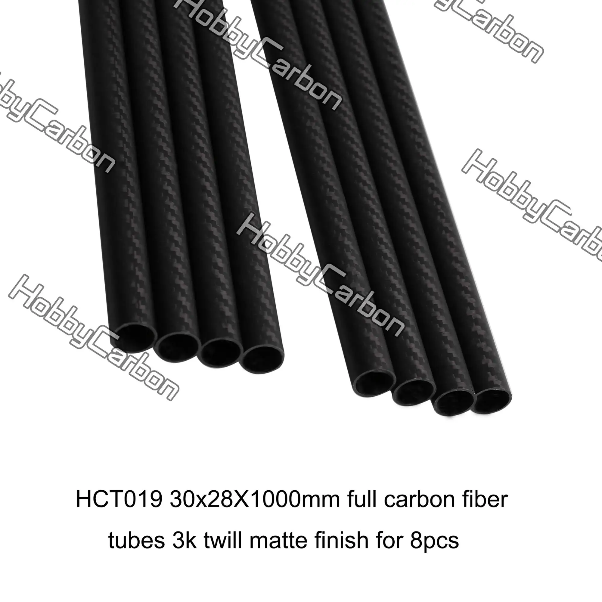 Lot de 10 tubes creux en fibre de carbone de 3 mm pour avion télécommandé bras de quadrirotor LS-TC-10-009 