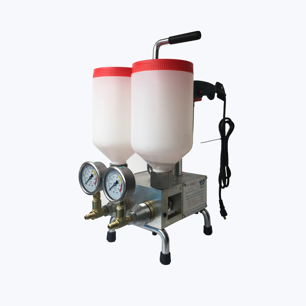 High Pressure Injection Grout Machine Waterproof Epoxy Resin Pump Two Component Polyurethane Foam Handpump