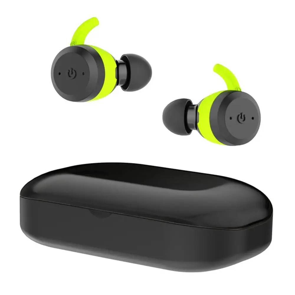 thumbnail image 2 of Otium Bluetooth Headphones, Wireless Headphones IPX7 Waterproof Earphones Sport Earbuds With Bluetooth 5.3 Chip 15 Hours Battery, Sound Isolation Mic Earbuds For Gym Running Outdoor Sports Workout 2 of 11