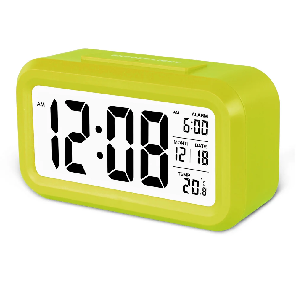LCD Electronic Calendar Analog Clock Display with Snooze Function