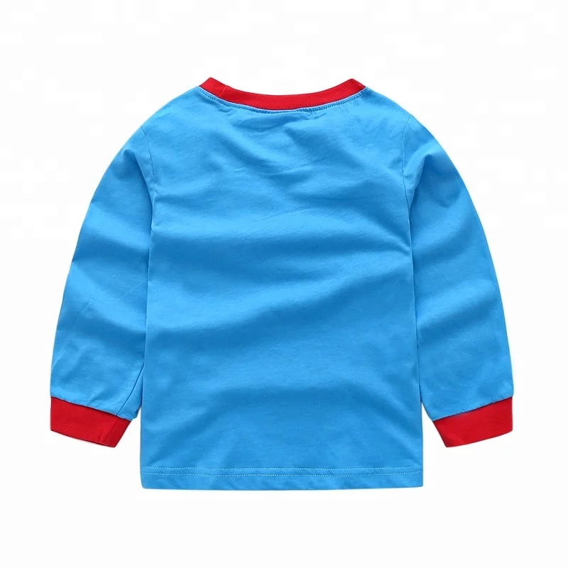 Высококачественный хлопковый пижамный комплект для мальчиков с мультяшным рисунком оптом