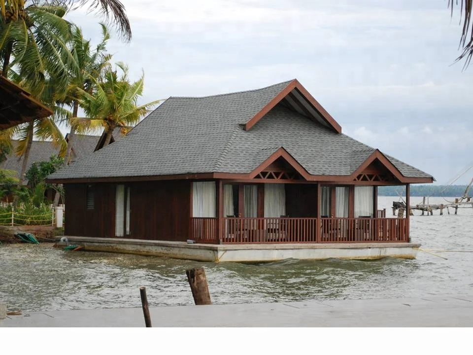 Сборный деревянный дом/кабина/вилла на продажу с пляжем/озерной зоной 1