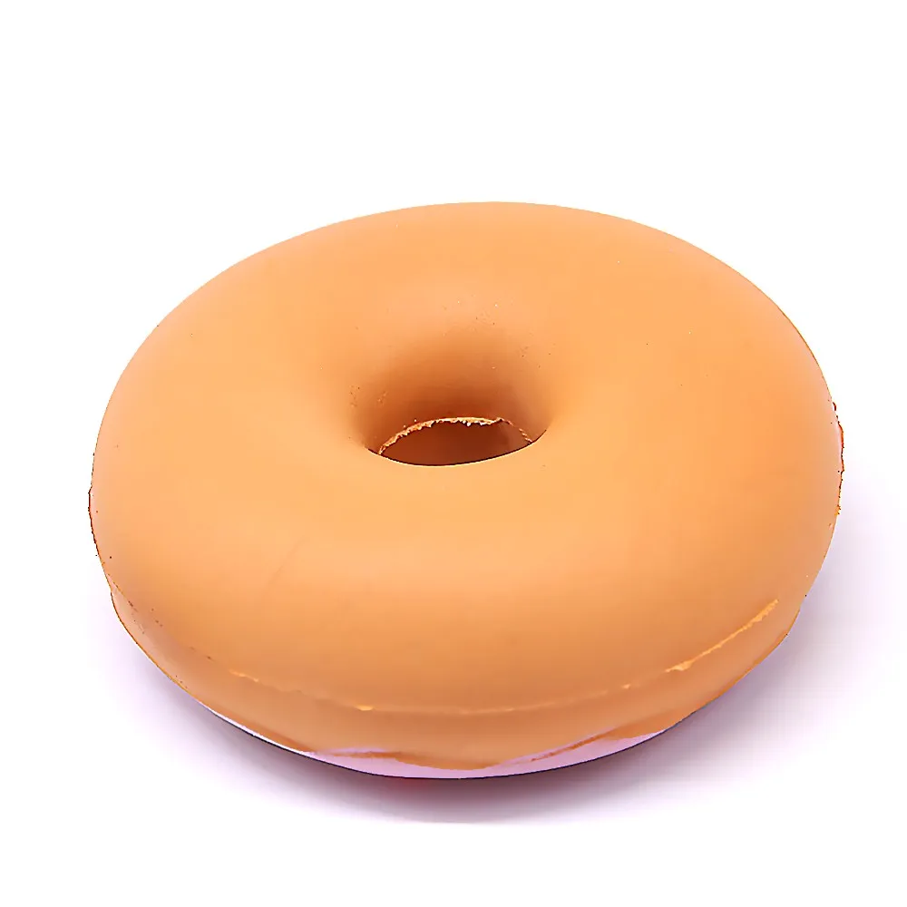 Free Shipping Kawaii Cute Slime Donut Cake Squishies Scented Jumbo Pink  Donut Squishy Toy