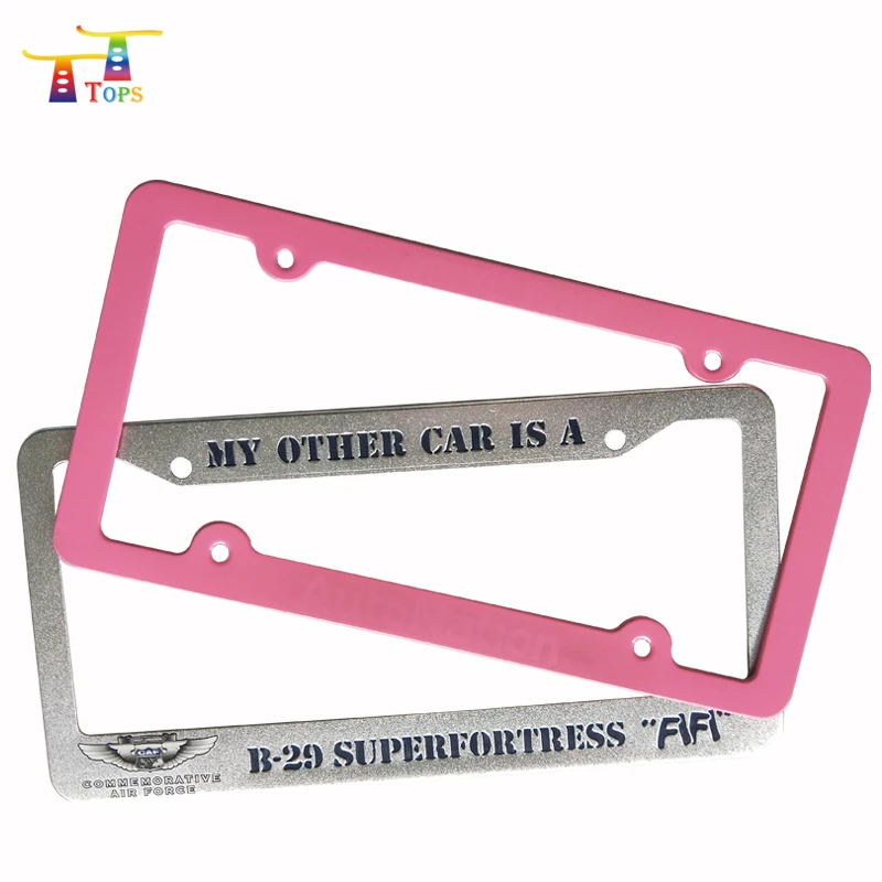JDM Style Ukiyoe Blue Wave Licence Plate Frame Plastic Car Racing Plastic License  Plate Cover