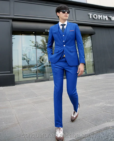 royal blue dress suits for women
