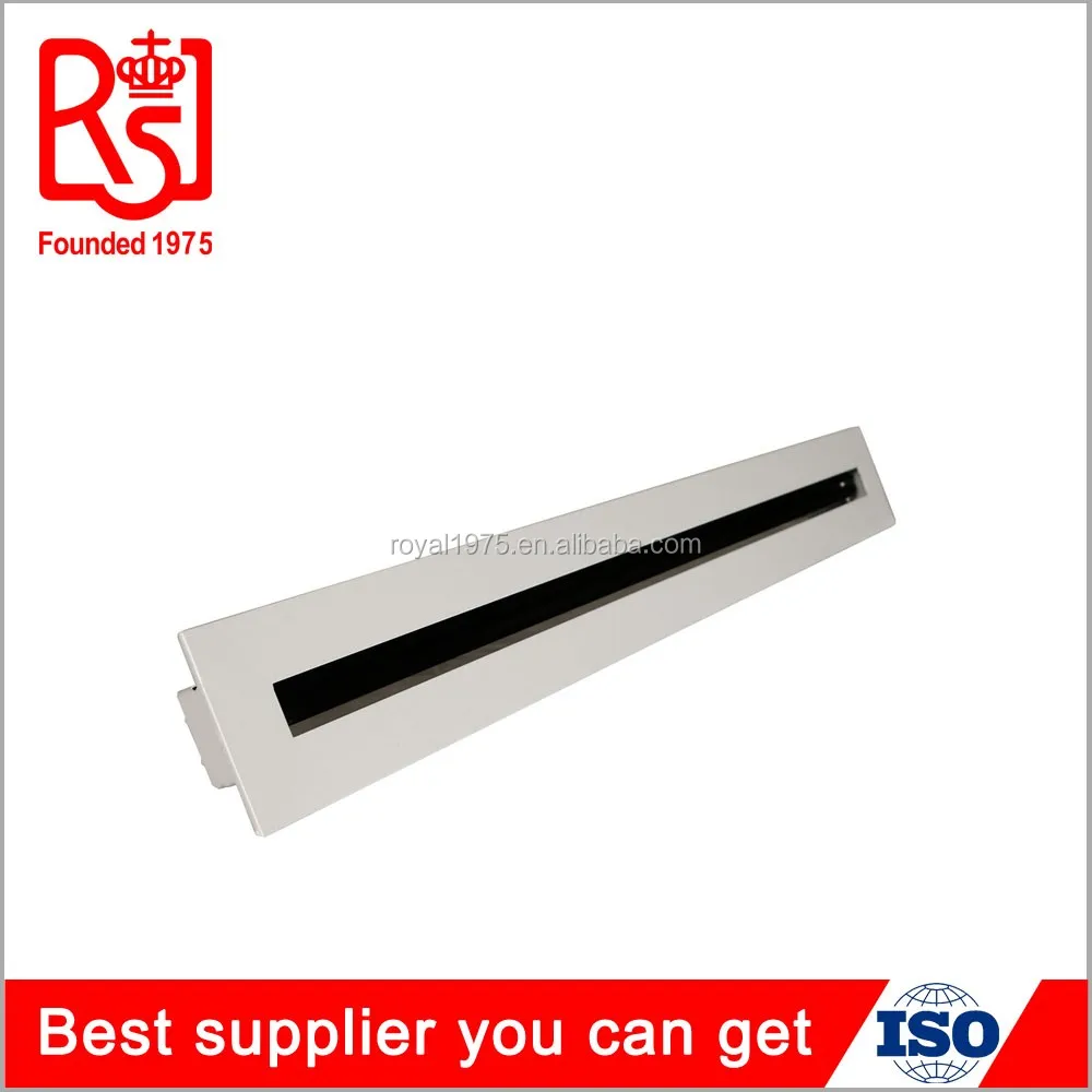 High Quality HVAC Spare Parts Air Supply Vent Adjustable Ceiling Linear  Diffuser Air Ventilation Roof Slot Grille