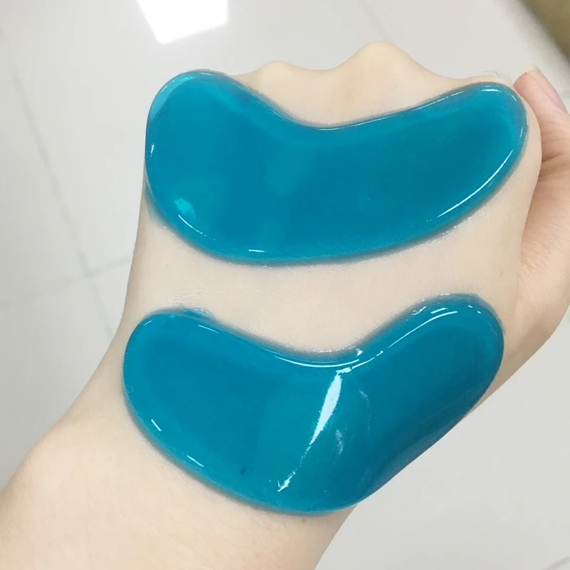 Private Label Custom Shape Muti Color Collagen Crystal Hydrogel Gel Eye Patch Under Eye Mask