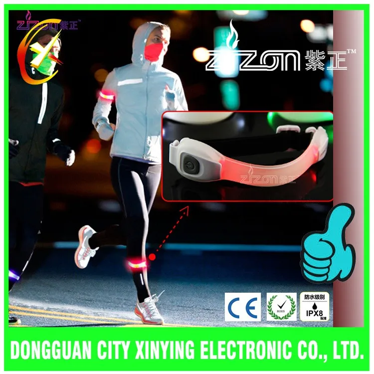 16熱い販売6色安全ledライトアップ腕章用ジョギングランニング Buy Ledライト腕章 Product On Alibaba Com