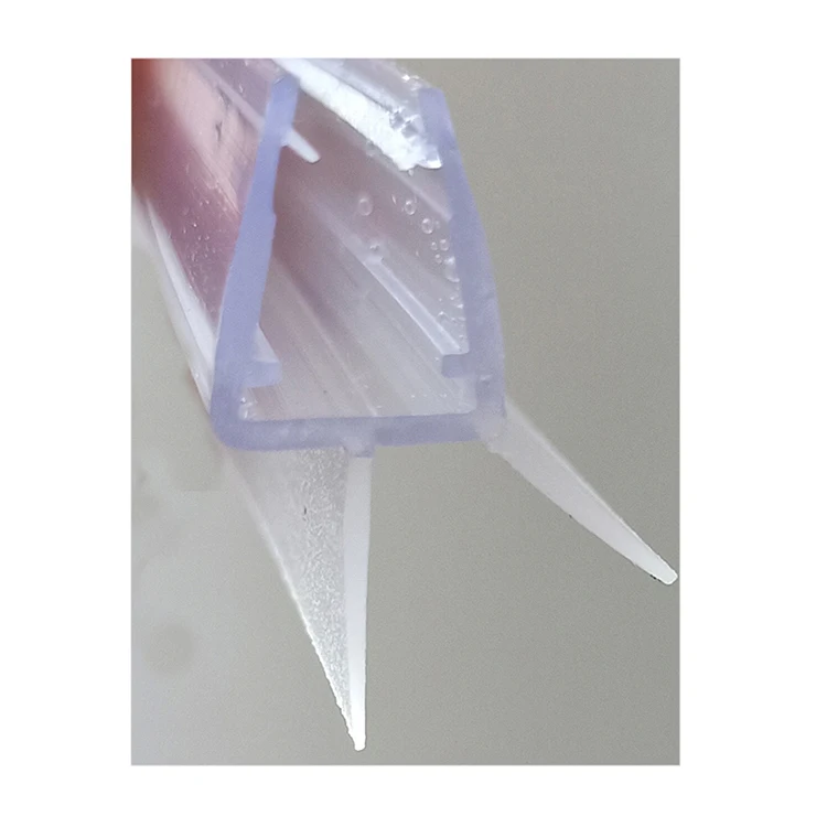 product hot sale  shower door bottom rubber seal strip waterproof clear pvc shower seal rubber door seal-6