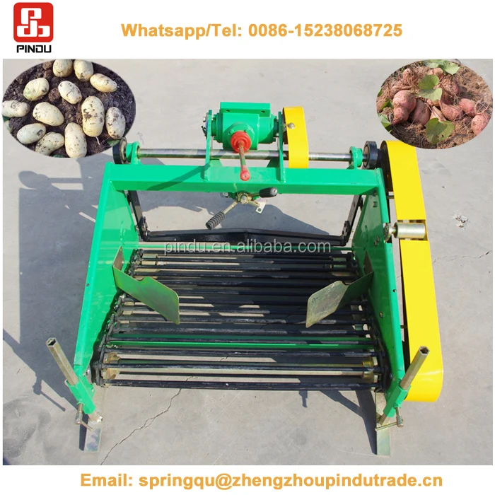Automatic One Row 3 Point Potato Radish Harvester Harvesting Machine