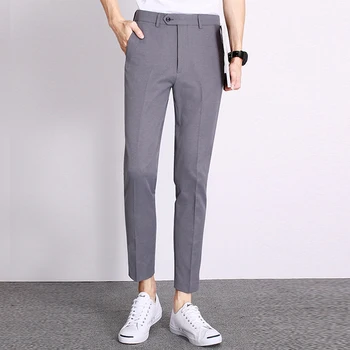 Korean Style Skinny Formal Trousers For Men - Buy Formal Trousers For ...