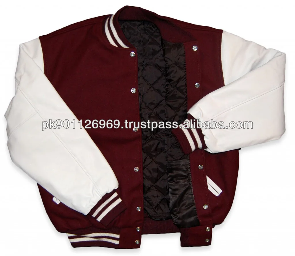maroon varsity jacket mens