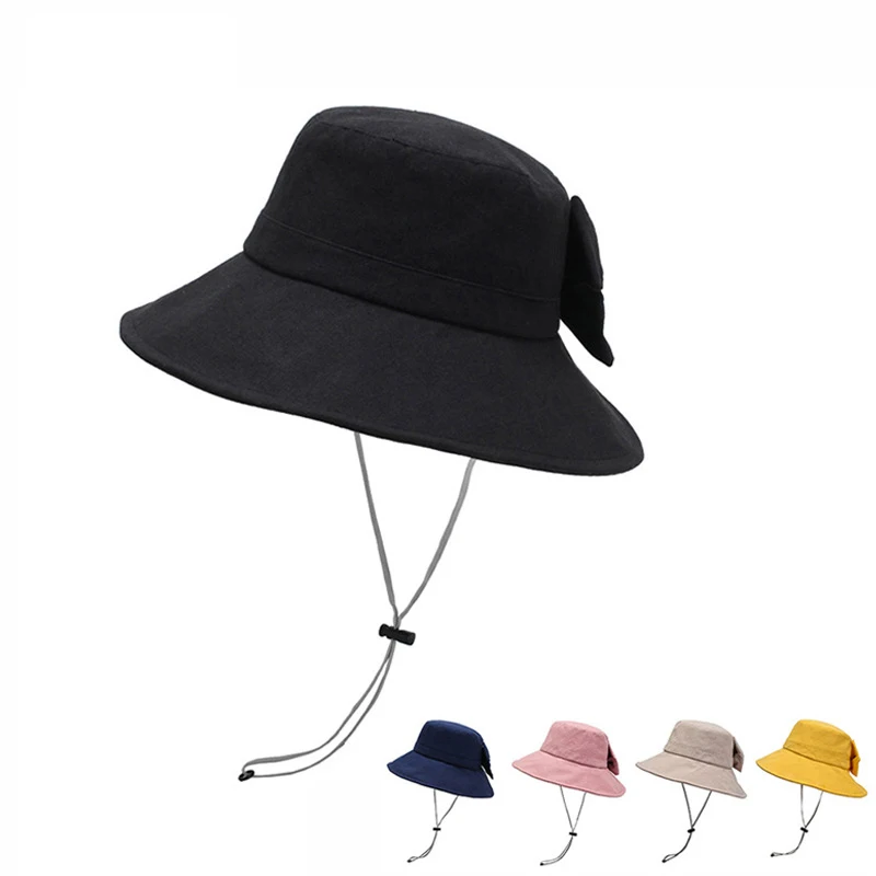 Big Bowknot Solid Summer Outdoor Sports 
