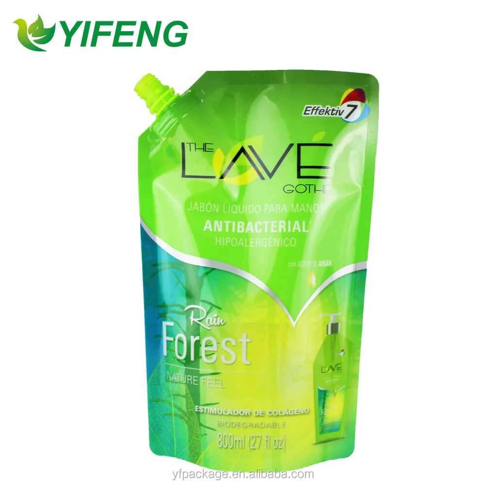 Bolsa de jabón líquido para lavado con boquilla de soporte - Main Image
