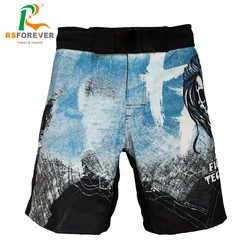 Пользовательские быстросохнущие шорты для бокса оптом/Боксерские Шорты для ММА мужские брюки