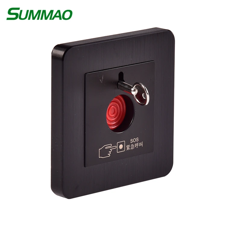 HCCS Emergency Switch Push Button Lockout, Magnetic Door Alarm Emergency Stop Switch Box