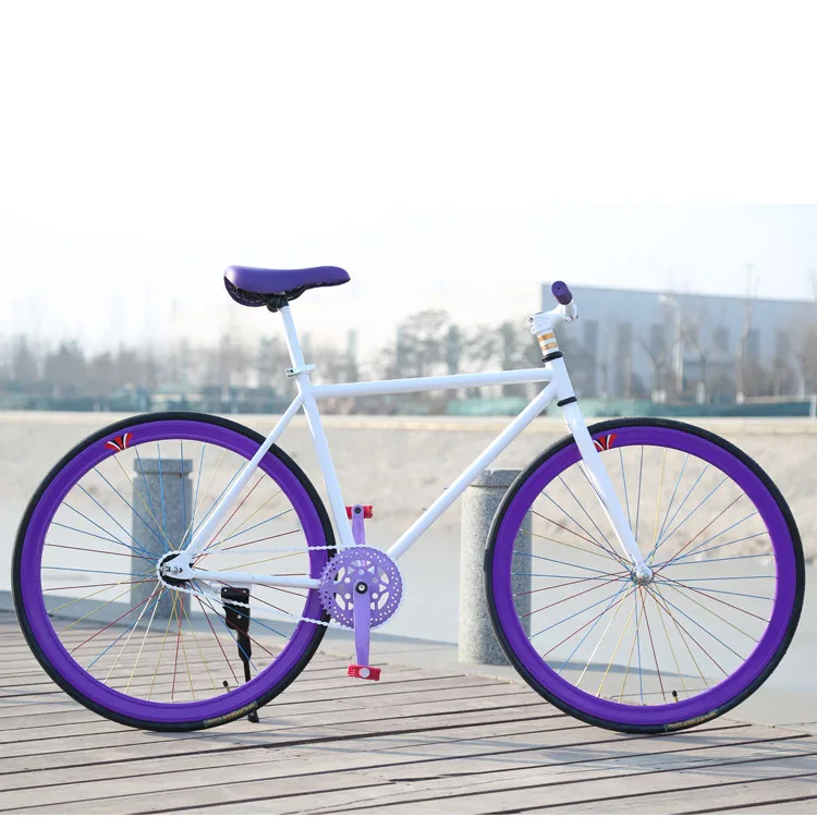 Jack 700C pieno chromoly fixie bike colorata bici a scatto fisso